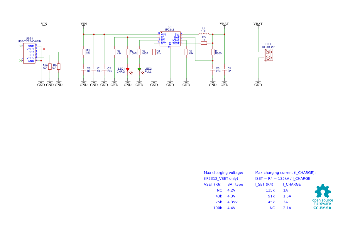 IP2312 Li-Ion Charger Resources - EasyEDA