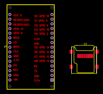 PCB Shield SD ESP8266 Resources - EasyEDA