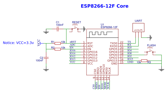Esp8266 core1 Resources - EasyEDA