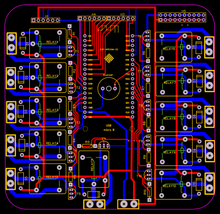 ESP 10 Relays Resources - EasyEDA