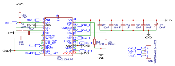 Stepper Driver TMC2209 Test Resources - EasyEDA