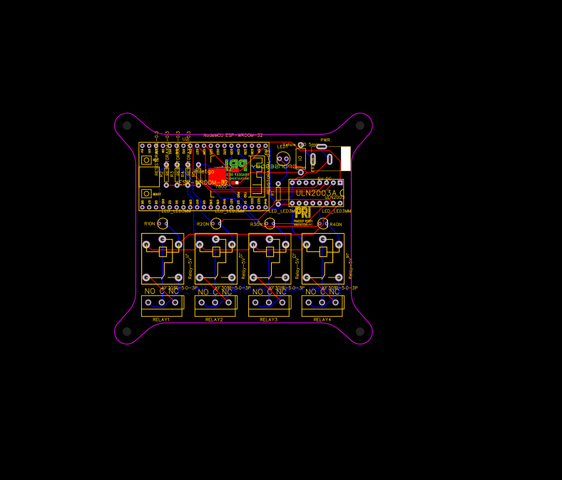 PCB_ESP32 Home automation shield Resources - EasyEDA