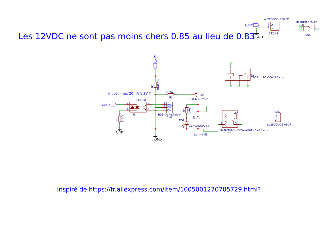 Module relais 10A V2.3 Resources - EasyEDA