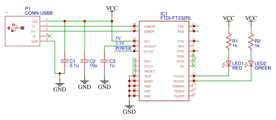 SCH_FT232 Module USB to Serial USB to TTL FT232RL_2022-10-29 Resources ...