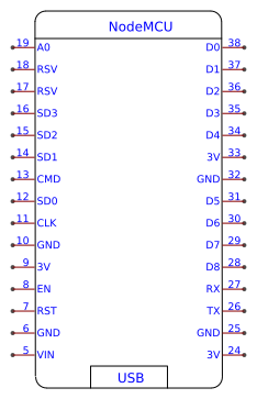 ESP8266 SBC NodeMCU Resources - EasyEDA