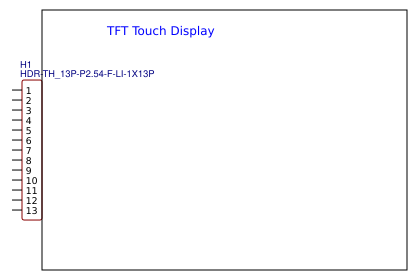 3.8" TFT Touch Display Module Resources - EasyEDA