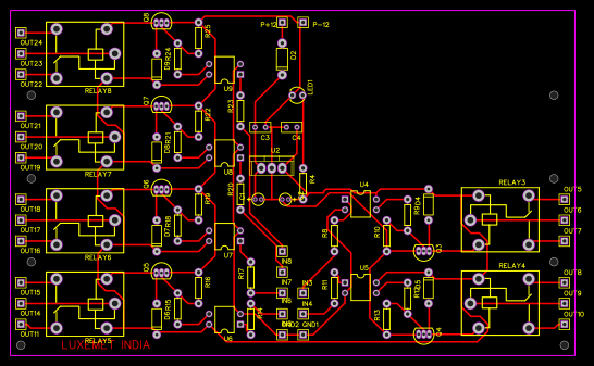 Relay Module 8 CH Resources - EasyEDA