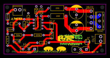 High pass filter with TI072 Resources - EasyEDA