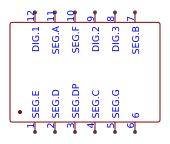 7 SEGMENT 3 DIGIT DISPLAY Resources - EasyEDA