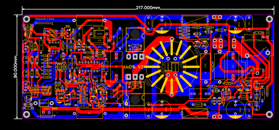 PCB_Class D UcD1K V.3 Resources - EasyEDA