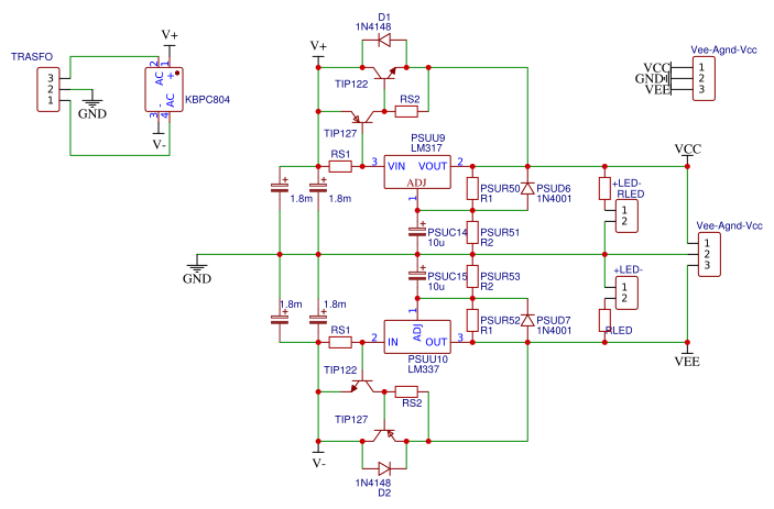 PSU - Alimentatore Stabilizzato Resources - EasyEDA