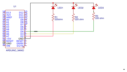 Traffic Light Easy EDA Resources - EasyEDA