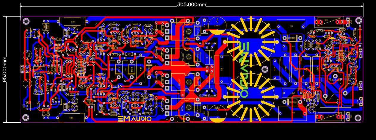 PCB_PCB_Full bridge class D Amplifier_2023-07-09 Resources - EasyEDA