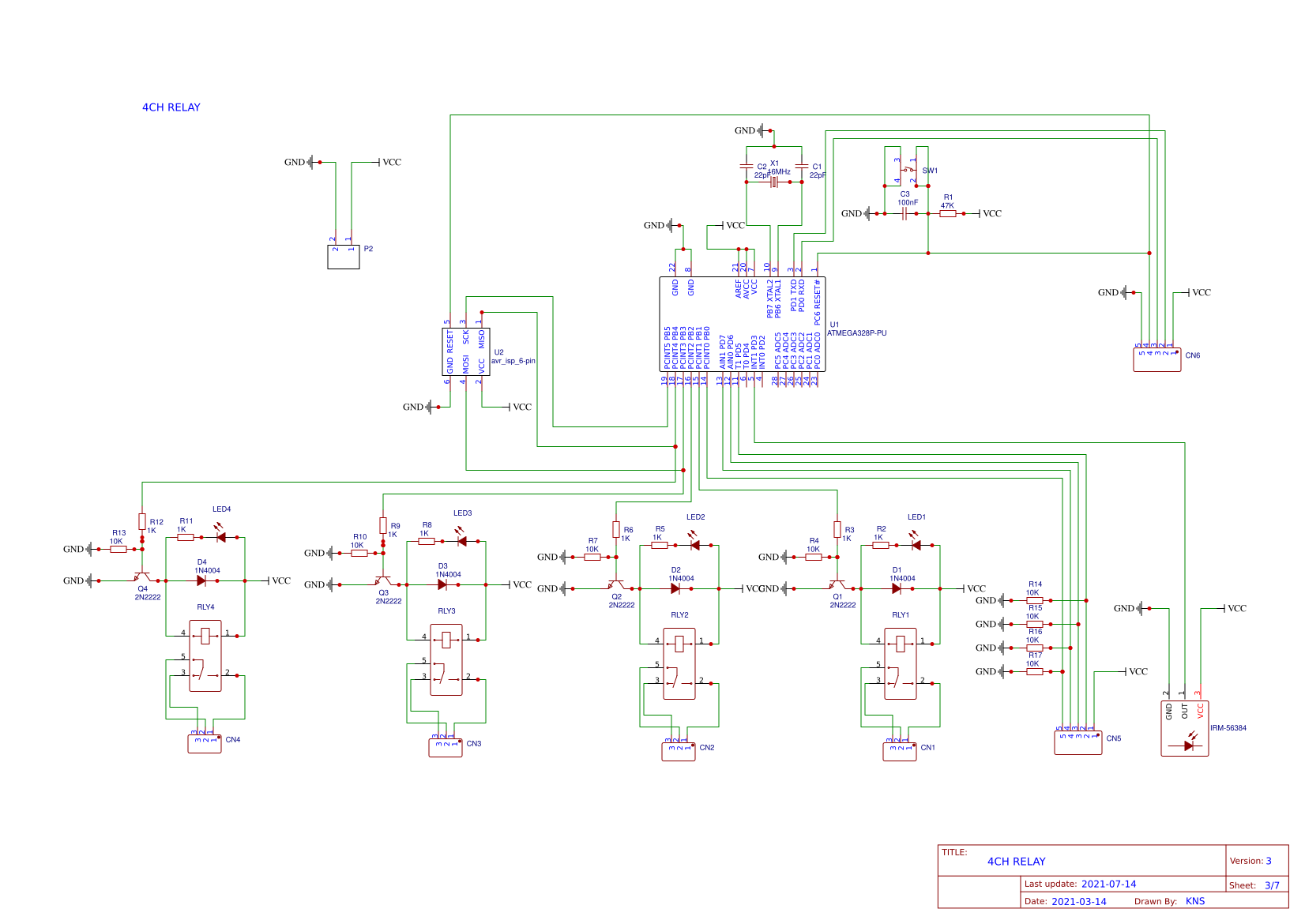 4ch Realy 5v Resources - EasyEDA