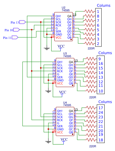 LED matrix Resources - EasyEDA