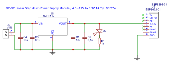 DC-DC Step Down 5~12V to 3.3V - AMS1117 Resources - EasyEDA