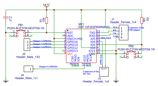 ESP8266 ESP-12F Firmware Flash Resources - EasyEDA