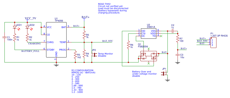 tp4056 3.7v lithium battery charging Resources - EasyEDA