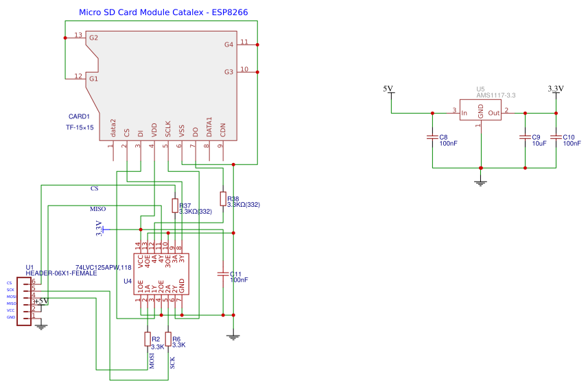 Micro SD Card Module Resources - EasyEDA