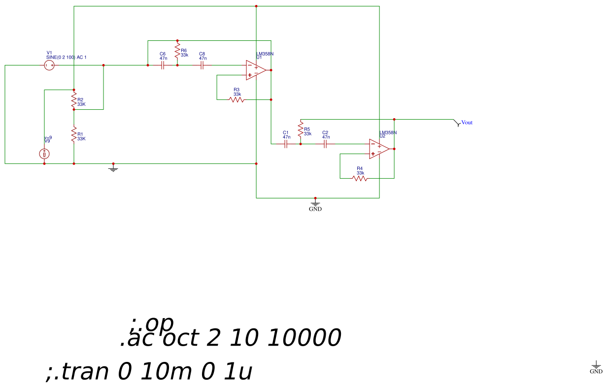 Sallen Key Butterworth test2 Resources - EasyEDA