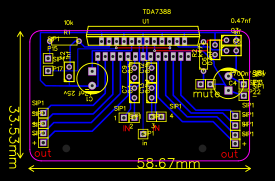 TDA7388up Copper Design Resources - EasyEDA