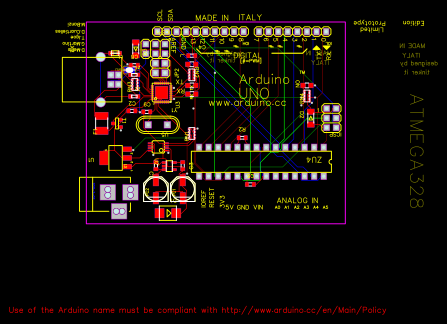 Arduino UNO R3 pcb Resources - EasyEDA
