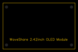 WaveShare 2.42inch OLED Module Resources - EasyEDA