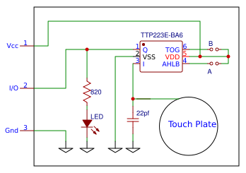 Touch Button Module TTP223 Resources - EasyEDA