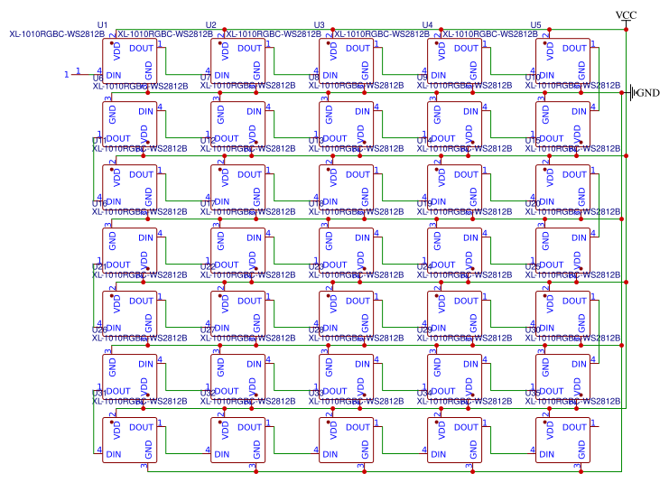 RGB LED CHARACTER DISPLAY Resources - EasyEDA