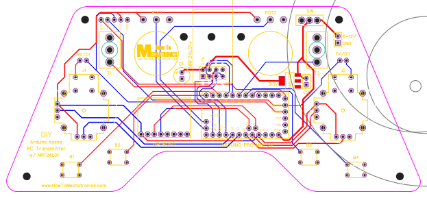 DIY Arduino based RC Transmitter v3 Resources - EasyEDA