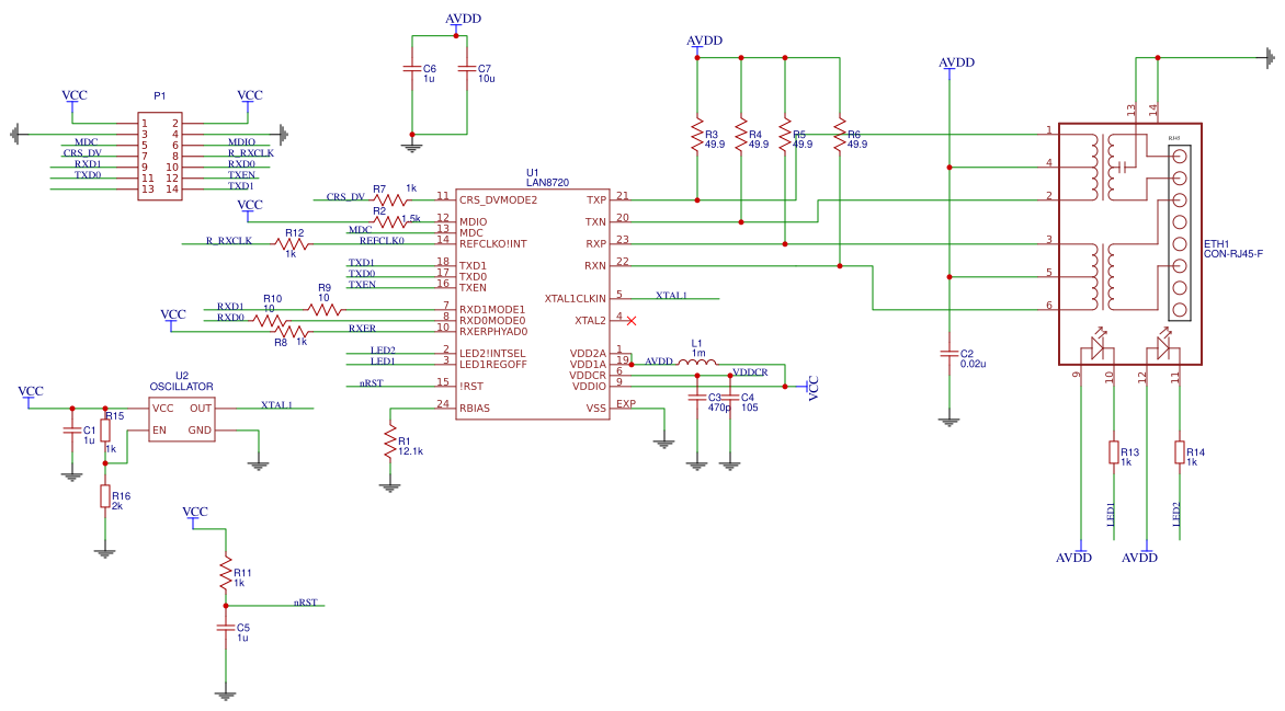 Lan8720 Modulo Resources - EasyEDA