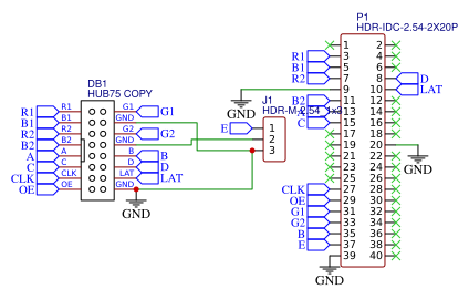 OrangePi HUB75 Resources - EasyEDA