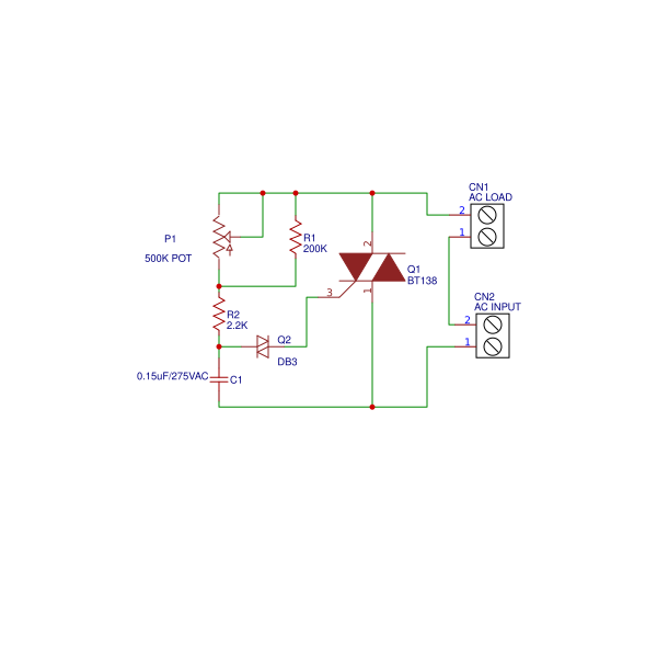 TRIAC BASED LAMP DIMMER Resources - EasyEDA