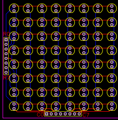 8X8 SINGLE LED MATRIX PCB COPY Resources - EasyEDA