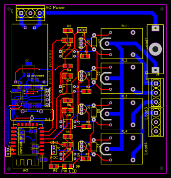 4ch ESP8266 Resources - EasyEDA