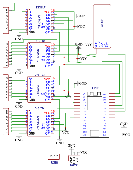LEDClock Resources - EasyEDA