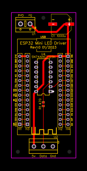 PCB_ESP32 Mini LED Driver Resources - EasyEDA