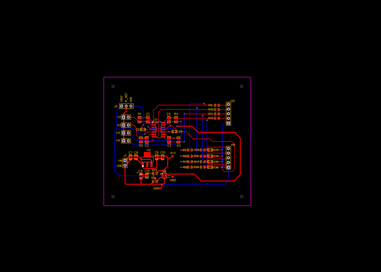 2nd coPCB_4CH PVDF Based Sleep Tracking Circuit copy Resources - EasyEDA