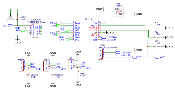 USB HUB MODULE Resources - EasyEDA