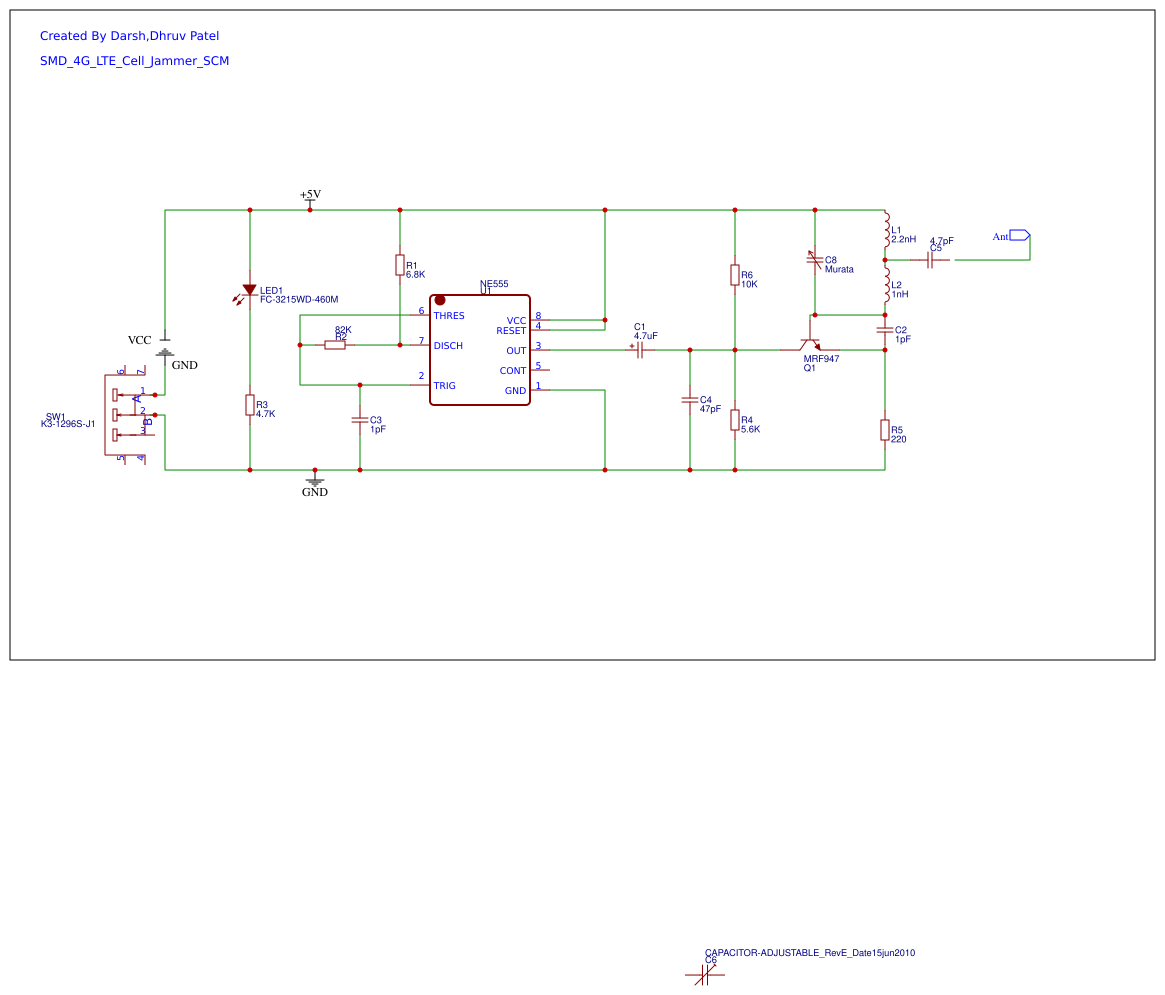 SMD Mobile Jammer Resources - EasyEDA