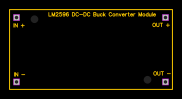 LM2596 DC-DC Adjustable Power Supply Step Down Module Buck Converter 3V ...