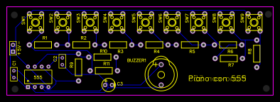 PCB Piano 555 Resources - EasyEDA