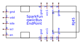 SparkFun QwiicBus - EndPoint | Module Communication Sans Soudure