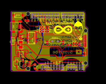 Arduino UNO without ATMEGA Resources - EasyEDA