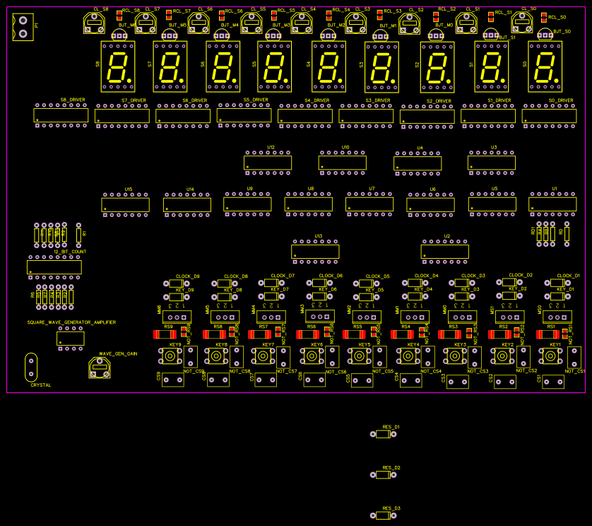 Digital Clock PCB Resources - EasyEDA