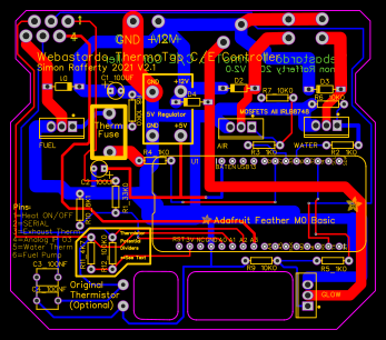 Placa agua Webasto Resources - EasyEDA