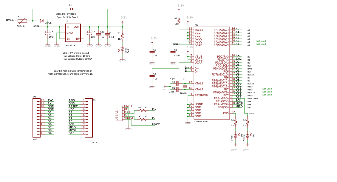Arduino pro micro Resources - EasyEDA