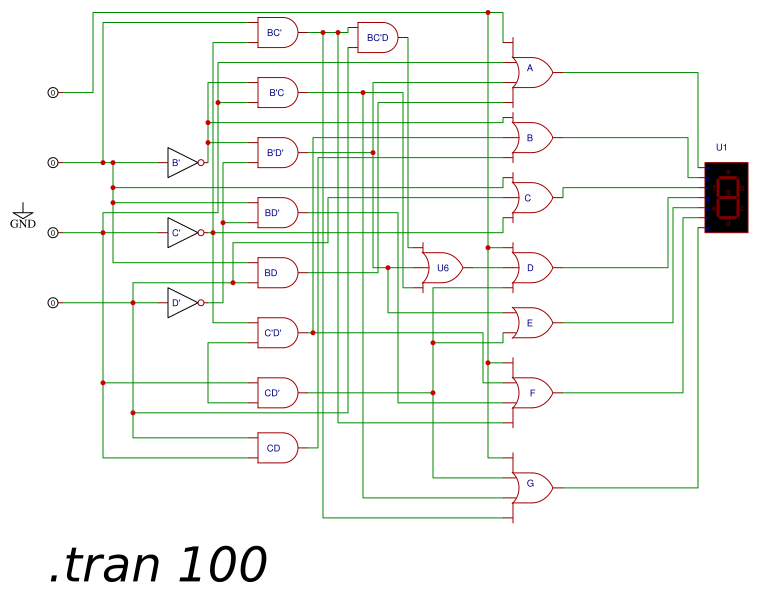 BCD to 7 segment display Resources - EasyEDA