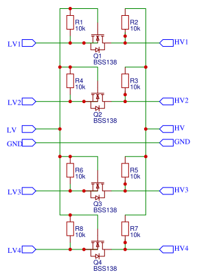 Logic Level Converter Resources - EasyEDA