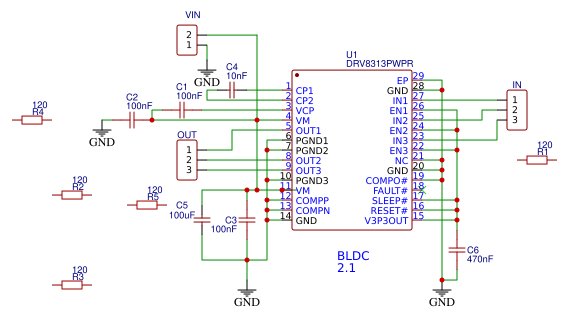 mod_OneBLDC8313 Resources - EasyEDA